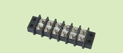 china Black barrier terminal block with copper blocks Barrier RD89 two raw with clear cover supplier
