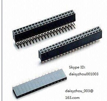 china 2.0mm Pitch double Row Right Angle Female Pin Header Socket/PCB Connector with 2x3 to 2x3 supplier
