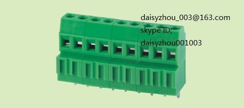 China KEFA terminal blocks, terminal block screw type, 128H-3.5 3.81 supplier