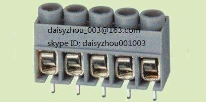 china PCB Screw terminal block RD168-5.0 2-24P 300V 16A supplier