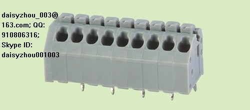 china PCB Screw terminal block RD250-2.5 2.54 1P-XXP 400V 2A supplier