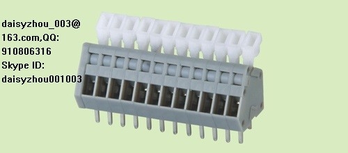 china PCB spring terminal block RD240 2.5 2.54 1P-XXP 150V 4A supplier