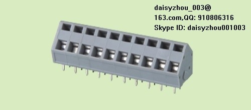 china PCB spring terminal block RD243A 5.0 1P-XXP 300V 15A NEW supplier