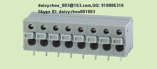 china PCB spring terminal block RD211R 5.0 1P-XXP 300V 15A 2018 supplier