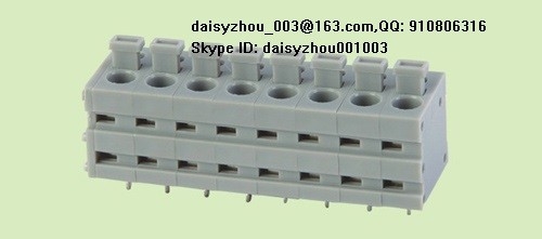 china PCB spring terminal block RD211V 5.0 1P-XXP 300V 15A supplier