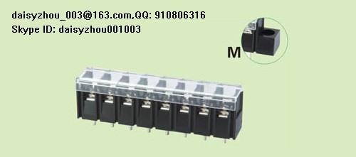 china Barrier terminal block 28C-7.62mm 2-30P 300V 15A supplier