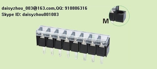 China Barrier terminal block 48H-9.5mm 2-30P 300V 20A supplier