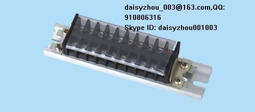 China Through din rail terminal block TD-15 8.0MM 660V 15A supplier