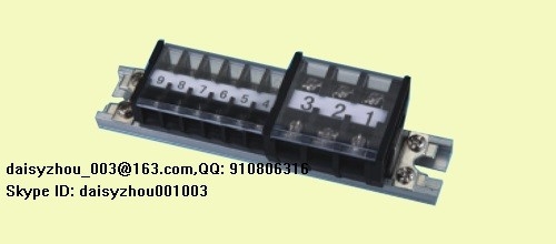 China Through din rail terminal block TD-35 8.5 11.5MM 1P-XXP 11.5MM 660V 15A/20A supplier