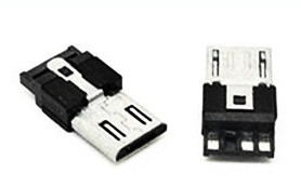 China Micro Connector, USB connector, USB welding plate  3 pins supplier