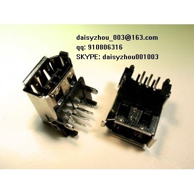 china 1394 Connector (1394-SR-06)1394 female pcb dip 90 06p. supplier
