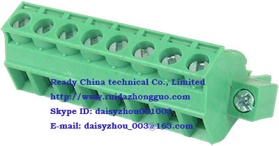 china PCB PLUG IN TERMINAL BLOCK RDEN supplier