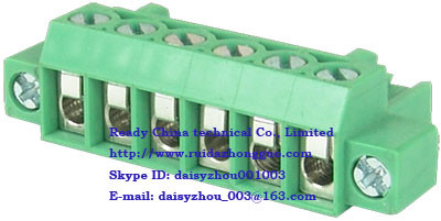 china PCB PLUG IN TERMINAL BLOCK RDEA supplier