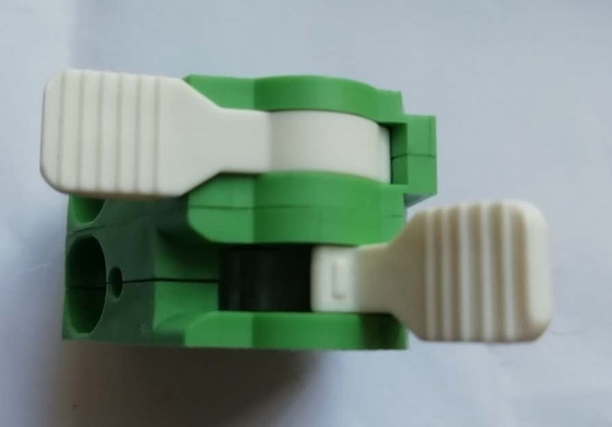 pcb screw terminal block 300V  5A green color with white button 1P - XXXXP can assembly base on buyer ask supplier