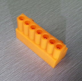 pcb terminal block 3.96mm pitch 300V 16A 2P-24P orange color screw terminal block HT3.96K supplier