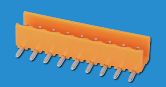 pcb terminal block 3.96mm pitch 300V 16A 2P-24P orange color screw terminal block HT3.96R supplier