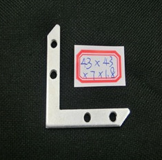 Stainless Steel or AL alloy, Zinc ally, Stainless L type metal die casting products with stainless screws supplier