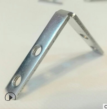 Zinc alloy metal die casting products with screw hole with stainless screws 90 degree belt; L type, V type supplier